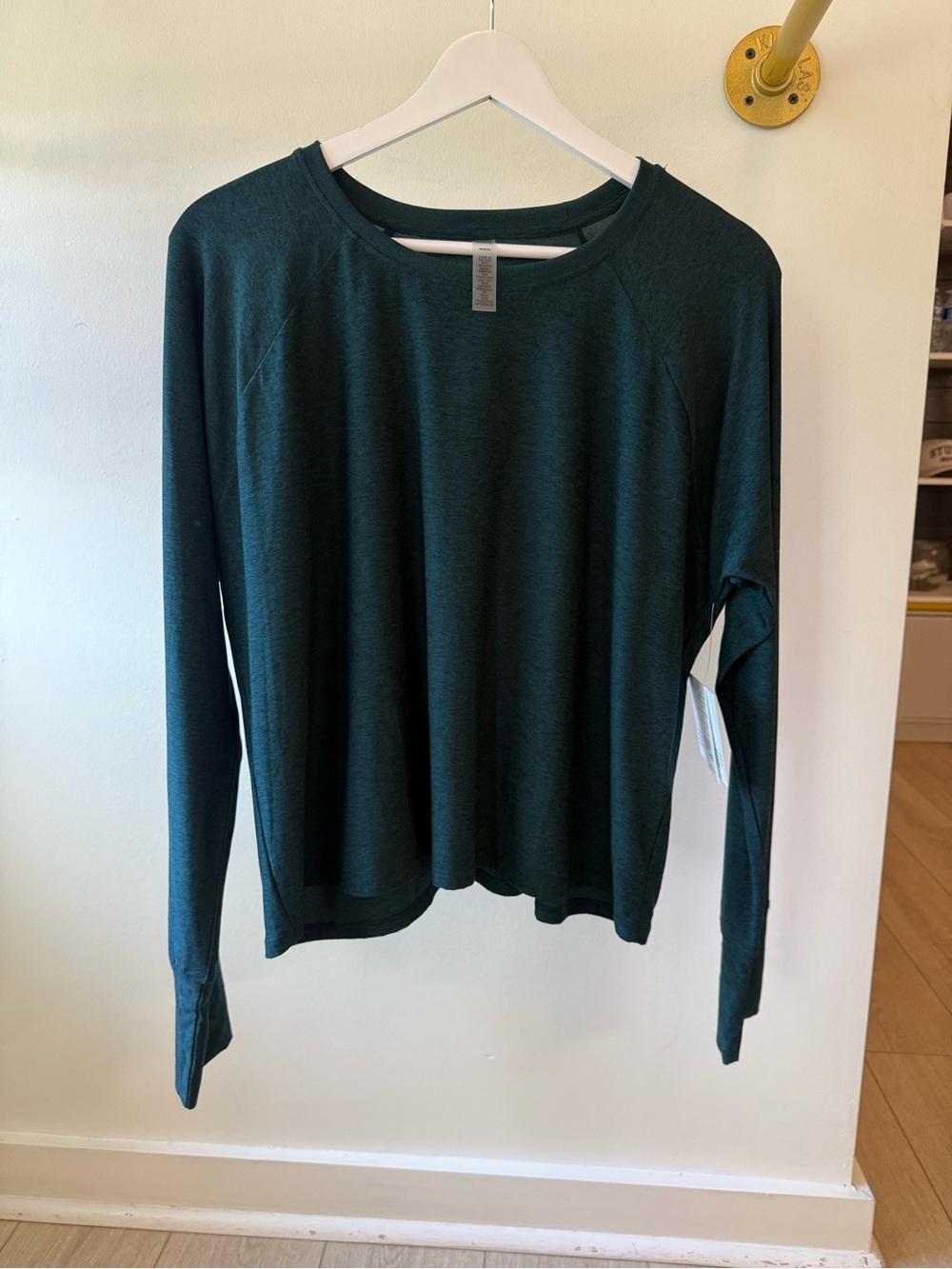 Beyond Yoga Featherweight Daydreamer Pullover - Forest Green